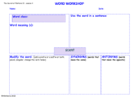 6. Word Workshop