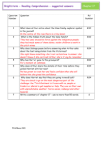 5. Reading Comprehension suggested answers