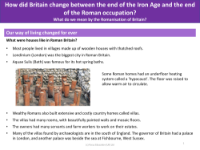 How the Romans changed houses - Info sheet