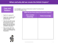 Cops and robbers - What do you know about the British Empire?