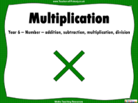 Multiplication - PowerPoint