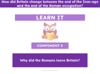 Why did the Romans leave Britain? - Presentation