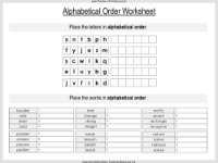 Dictionary Skills - Worksheet