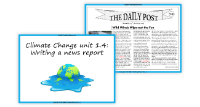 Climate Change - Unit 4 - News Report