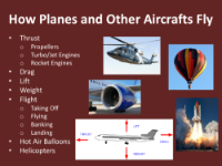 How Planes and Other Aircrafts Fly - Student Presentation