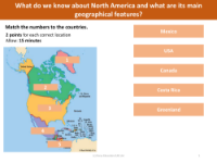 Picture match - Countries of North America