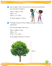 Learn together, Converting between centimetres and metres, and between metres and kilometres (2)