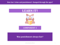 Was punishment always fair? - Presentation