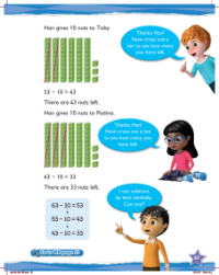 Learn together, Subtracting tens and hundreds (2)