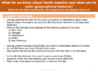 Longitude and latitude - USA