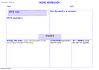 6. Word Workshop