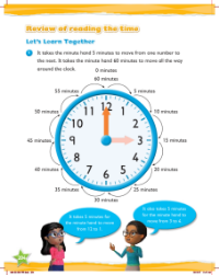 Learn together, Review of reading the time (1)