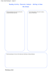 2. Character Analysis Mrs Brown and Judy