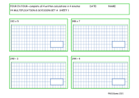  Multiplicatrion and Division Set A