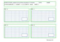  Division Set L 3 digit number - 2, 4 6, 8 or 10 mixed