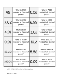 Loop Card Game - Rounding to 2 decimal places