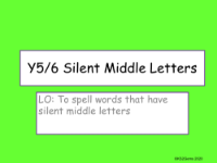 Silent Middle Letters Presentation