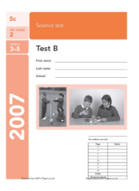 SATS papers - Science 2007 Test B