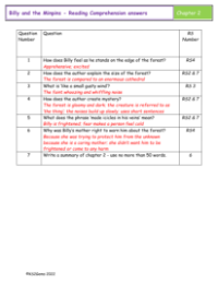 4. Reading Comprehension Answers