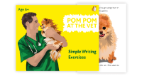 8. ‘Pom Pom At The Vet’ A Fun Writing And Drawing Activity (4 years +)