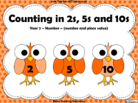 Counting in 2s, 5s and 10s - PowerPoint