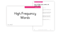Week 21 - Lesson 5 New High Frequency Words
