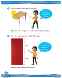 Learn together, Measuring length in centimetres and in metres (3)
