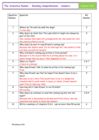 5. Reading Comprehension Answers