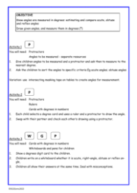 Angles worksheet