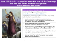 What do we know about Boudica? - Info pack
