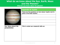 Jupiter fact file