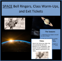 Space - Bell Ringers Activity Presentation