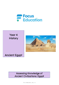 Ancient Egypt - Unit Assessment