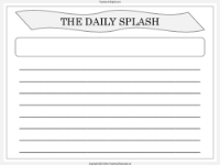 Daily Splash Worksheet