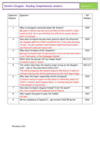 4. Reading Comprehension answers