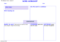 7. Word Workshop