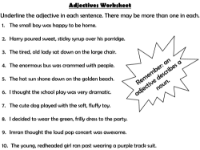 Adjectives are Awesome - Worksheet