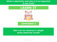 How can we construct a simple series electrical circuit? - Presentation