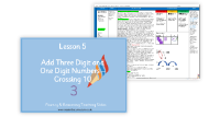 5. Add three-digit and one-digit numbers crossing 10