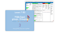 7. Make equal groups grouping