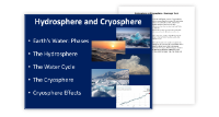 Hydrosphere and Cryosphere