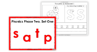 Phonics Phase 2, Set 1 - s, a, t, p  - Animated PowerPoint withs teaching unit
