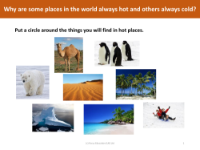 Picture match - Hot places