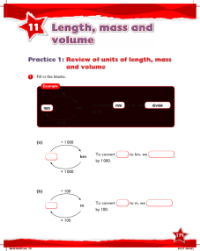 Work Book, Review of units of length, mass and volume (1)
