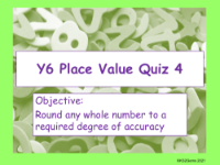 Rounding Quiz