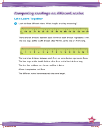 Learn together, Comparing readings on different scales (1)