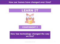 How has technology changed the way we live? - Presentation