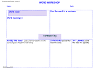 6. Word Workshop