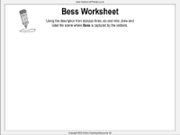 The Highwayman - Lesson 7 - Bess Worksheet