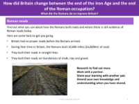 Roman roads - Info sheet